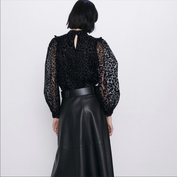 Zara NWT organza blouse - Picture 7 of 10